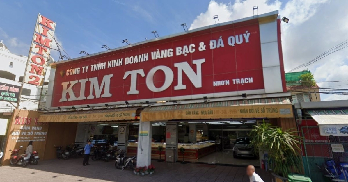 Trang sức vàng tại tiệm vàng Kim Tôn