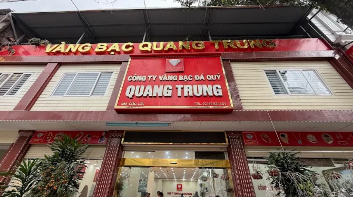 Trang sức vàng tại Vàng Bạc Quang Trung Lào Cai