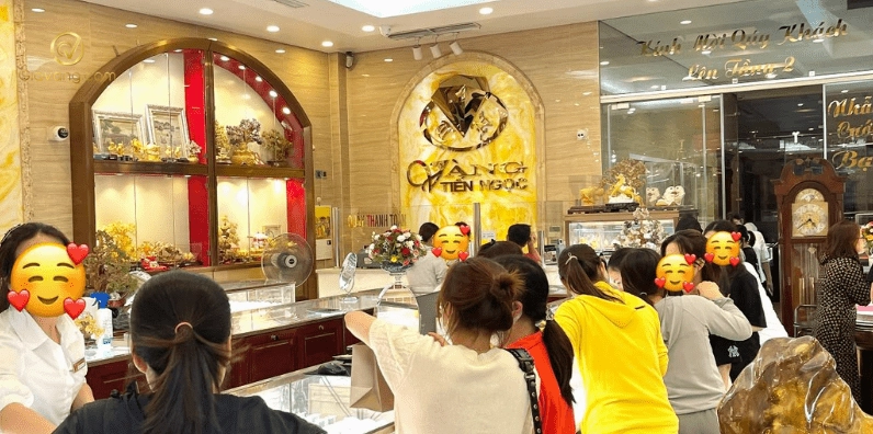 Trang sức vàng Tiến Ngọc cao cấp