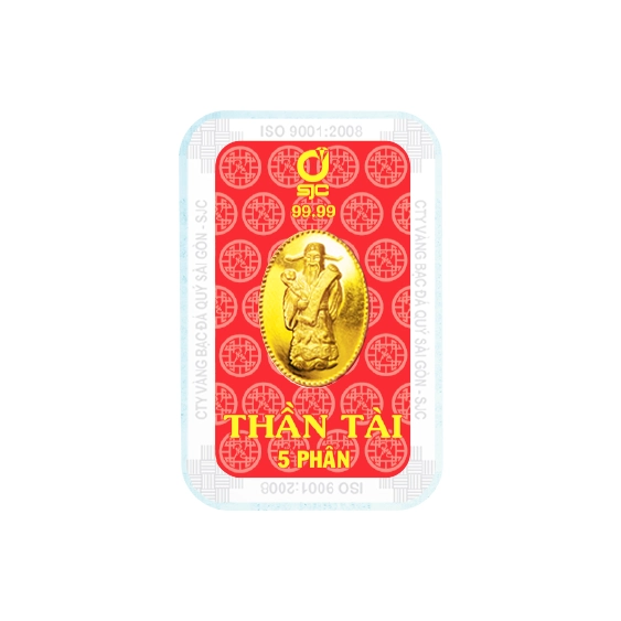 Vàng Thần Tài 5 Phân SJC
