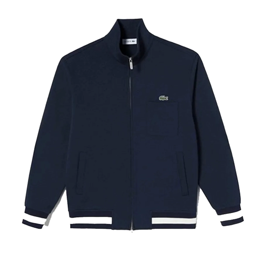 Áo Khoác Lacoste Nam Chính Hãng: Cẩm Nang Chọn Lọc 2026 Áo khoác Lacoste nam màu xanh navy thanh lịch