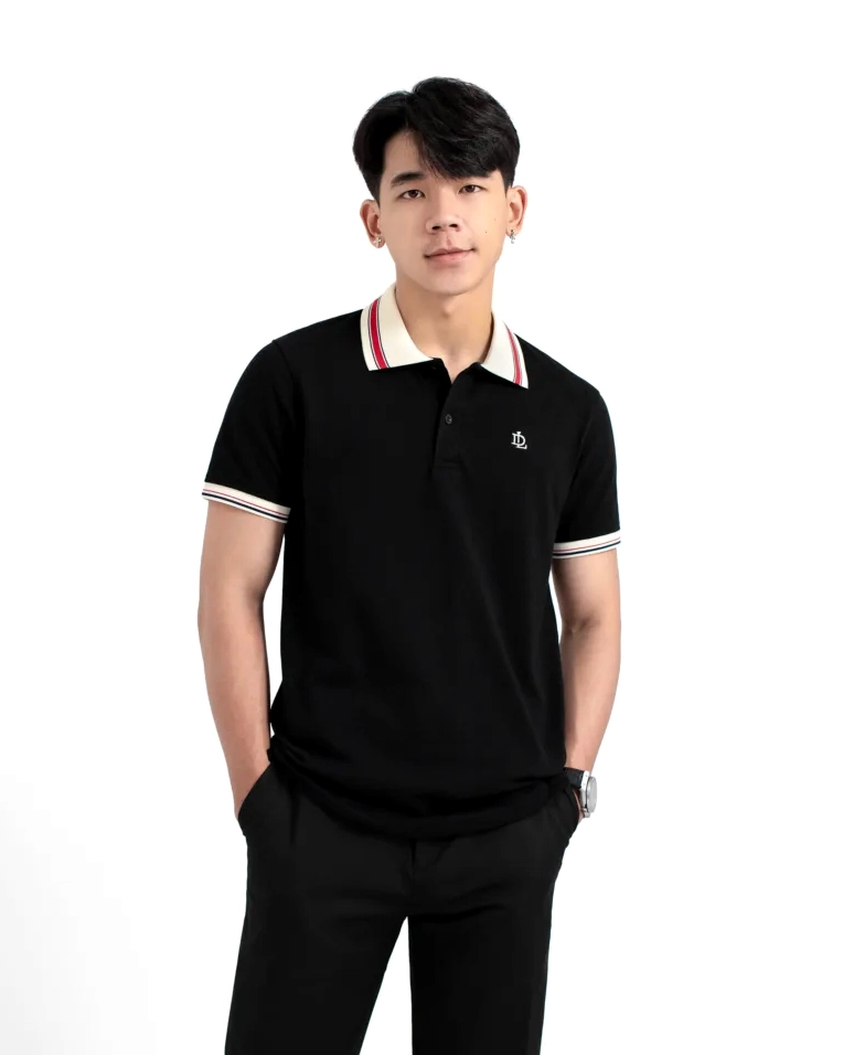 Top Shop Áo Polo Nam TPHCM 2026: Xu Hướng & Địa Điểm Mua Sắm Áo polo nam thêu phối bo sọc LADOS thời trang nam lịch lãm