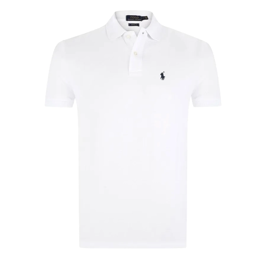 Áo Ralph Lauren: Biểu Tượng Phong Cách & Lựa Chọn Tinh Tế 2026 Áo polo Ralph Lauren màu trắng, logo chú ngựa