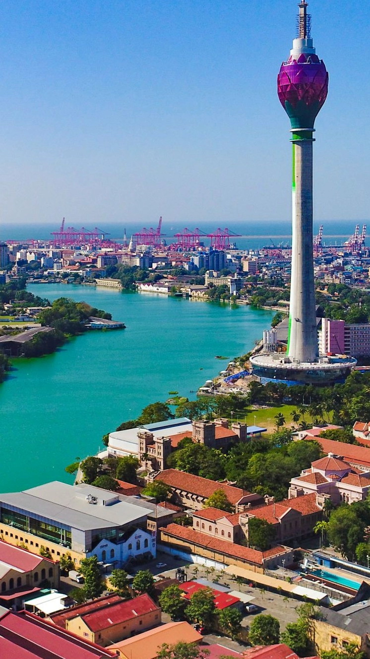 Bản đồ vị trí của Sri Lanka