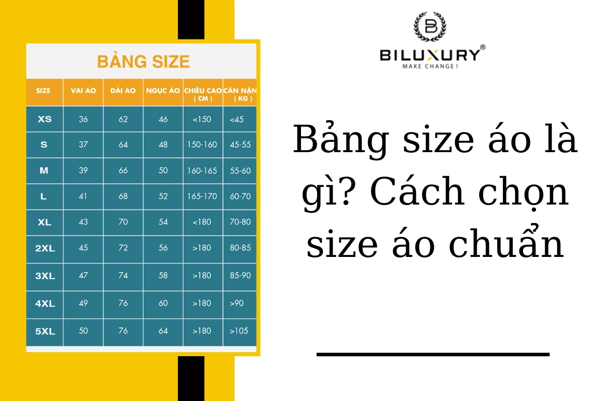 Bảng quy đổi size áo Châu Âu