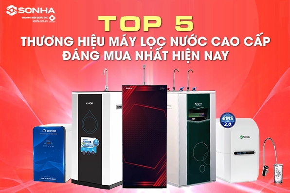 Bảng so sánh các loại máy lọc nước phổ biến