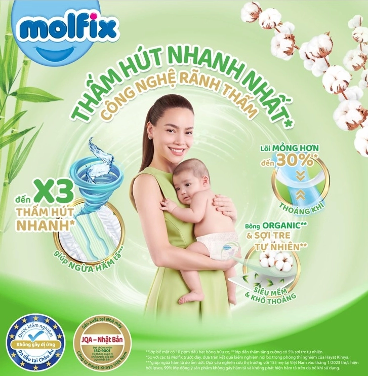 Bỉm Molfix tã quần nhiều size