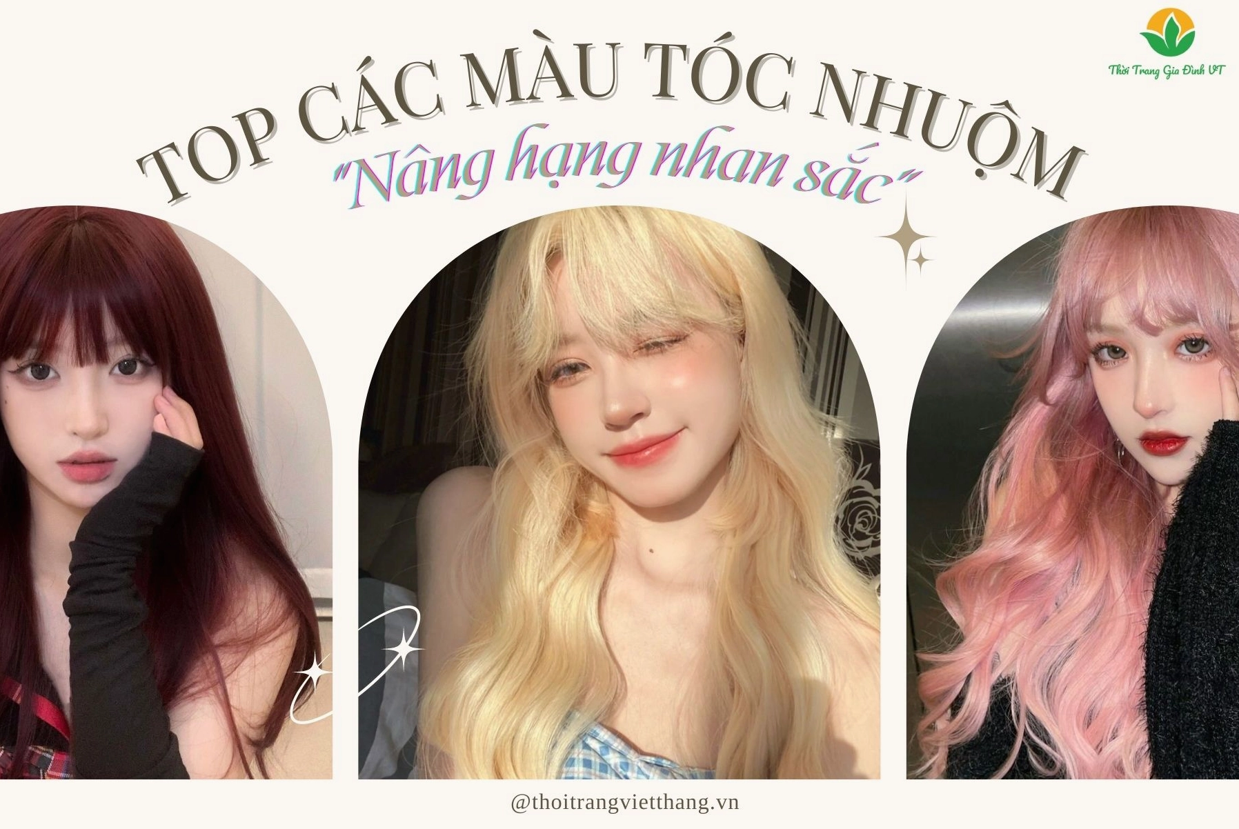 Cô gái lựa chọn màu nhuộm tóc nữ đẹp phù hợp