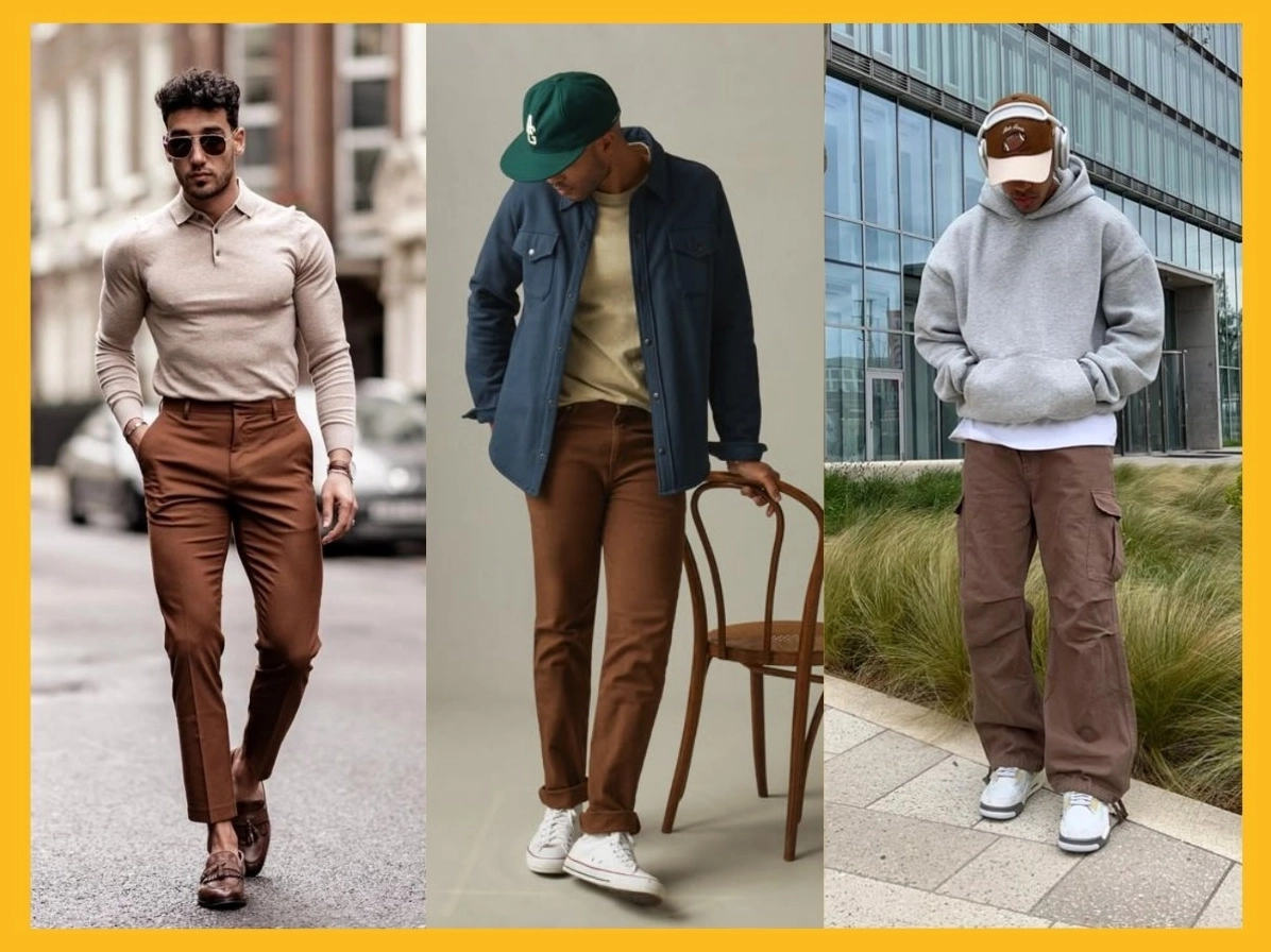 Quần Nâu Phối Áo Màu Gì? Hướng Dẫn Mix đồ Chuẩn 2026 Cô gái trẻ trung phối quần nâu với áo sơ mi trắng