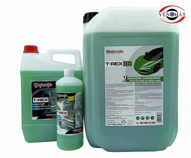 Nước Rửa Xe Không Chạm Loại Nào Tốt Nhất 2026? Dung dịch rửa xe không chạm Ekokemika T-Rex 80