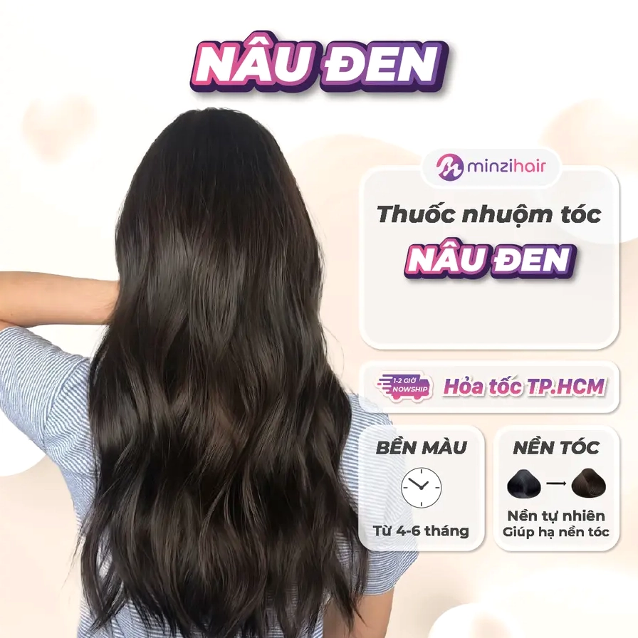 Nhuộm Tóc Màu Nâu Đen: Xu Hướng Bền Vững & Bí Quyết Sở Hữu Hộp thuốc nhuộm tóc màu nâu đen