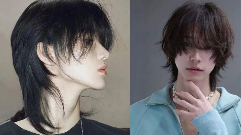 Kiểu Tóc Mullet Nam Dài: Sành Điệu, Lịch Lãm Cho Phái Mạnh 2026 Kiểu tóc mullet nam dài với phần gáy dài và mái lãng tử