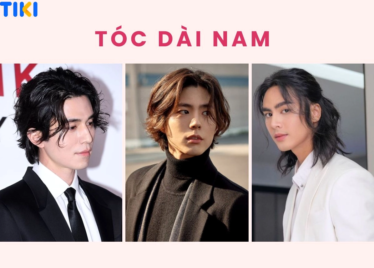 Kiểu tóc nam dài vừa buộc ngựa năng động