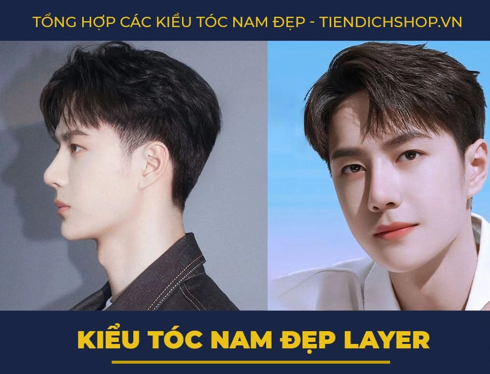 Kiểu tóc nam Layer đẹp tự nhiên