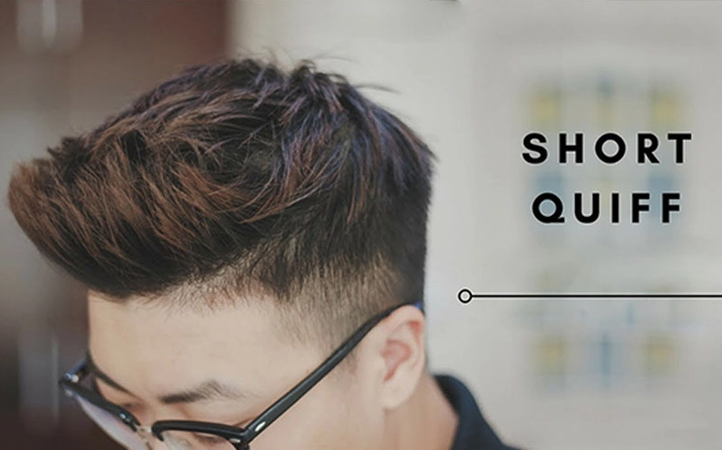 Kiểu tóc Switch Quiff với phần mái vuốt cao