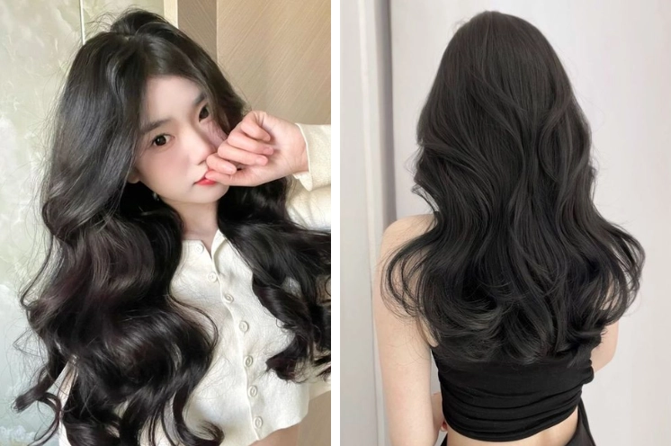Kiểu tóc uốn gợn sóng Hàn Quốc