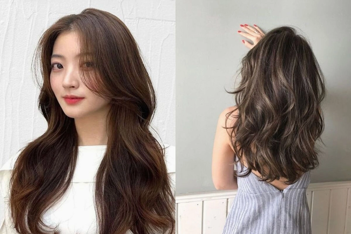 Kiểu tóc xoăn sóng to dài uốn lạnh sang trọng