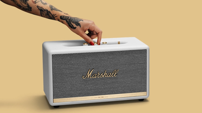 Marshall của nước nào? Nguồn gốc và đánh giá chi tiết (2026) Loa Marshall với thiết kế đặc trưng