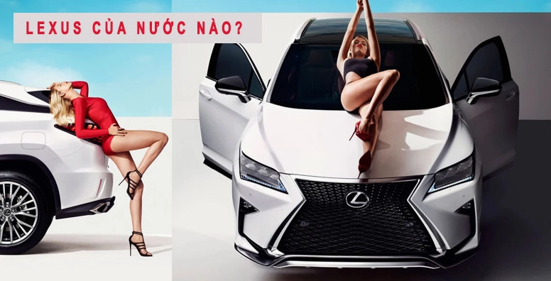 Logo Lexus và cờ Nhật Bản