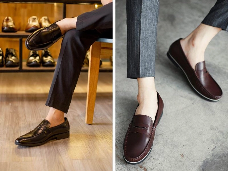 Men wearing loafers