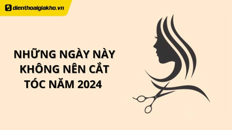 Người phụ nữ đang cắt tóc