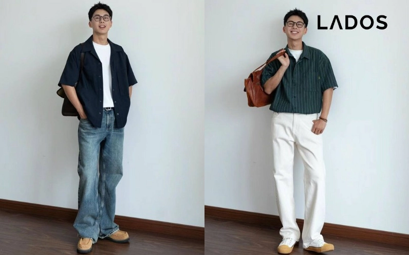 Áo Sơ Mi Quần Jean: Combo Kinh Điển Bất Hủ Cho Phong Cách 2026 Quần jean phối áo sơ mi tạo phong cách casual năng động