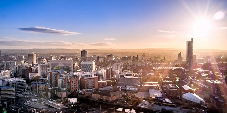 Skyline thành phố Manchester