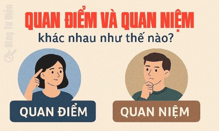 So sánh quan niệm và quan điểm