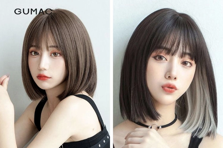 Tóc mái ngố cho người trán ngắn