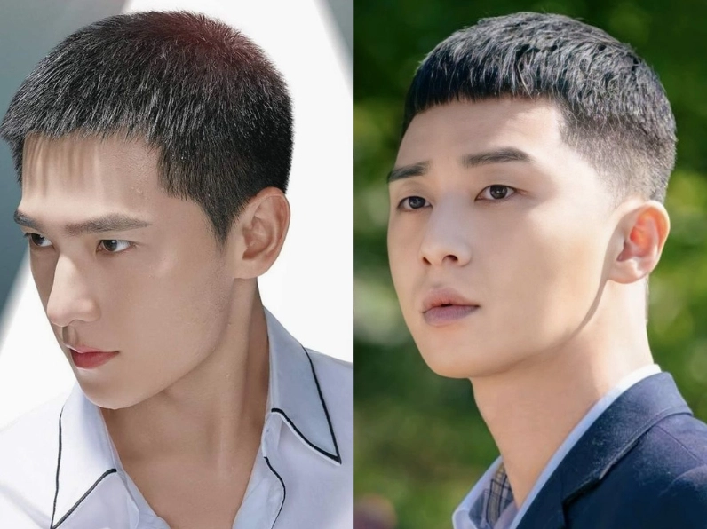 Tóc mohican không vuốt cho mặt tròn