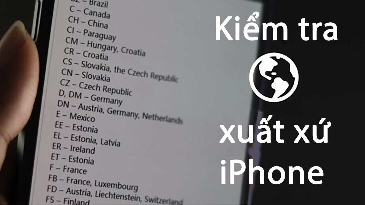 Tra cứu số Serial iPhone